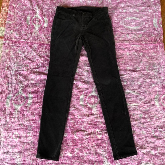 J Brand Denim - J brand velvet chocolate brown jeans.